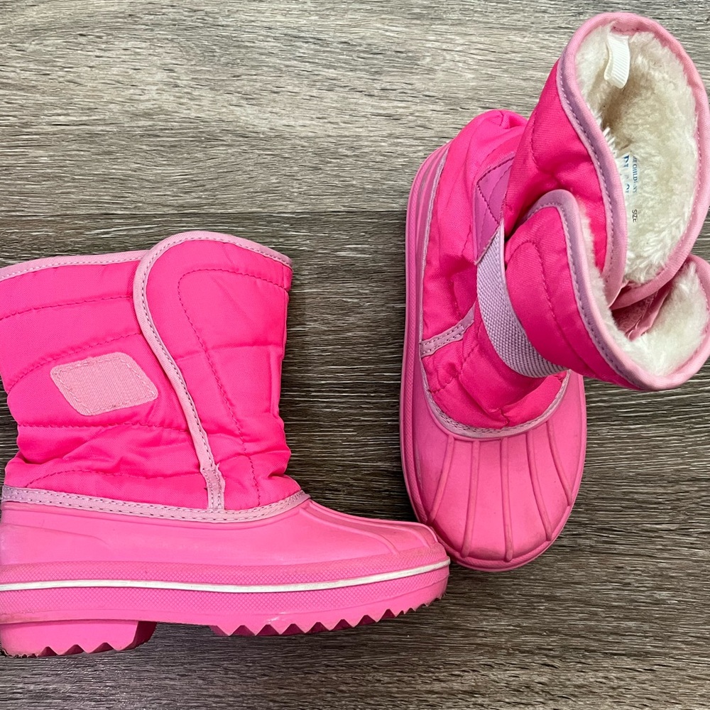 Toddler Girls Snow Boots - In The Pink 9c